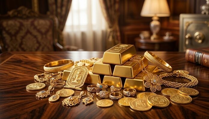 الاستثمار في الذهب للمبتدئين