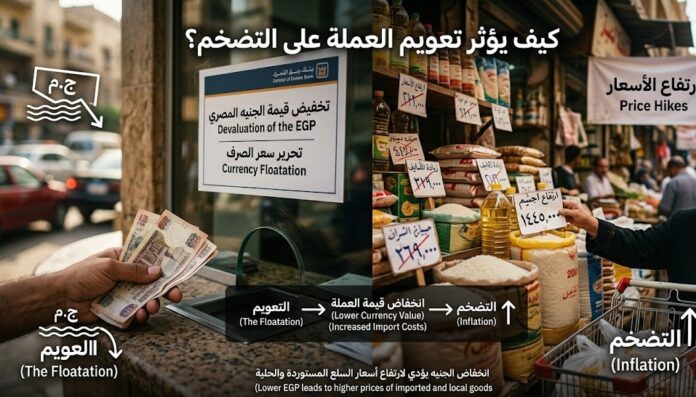 كيف يؤثر التعويم على التضخم