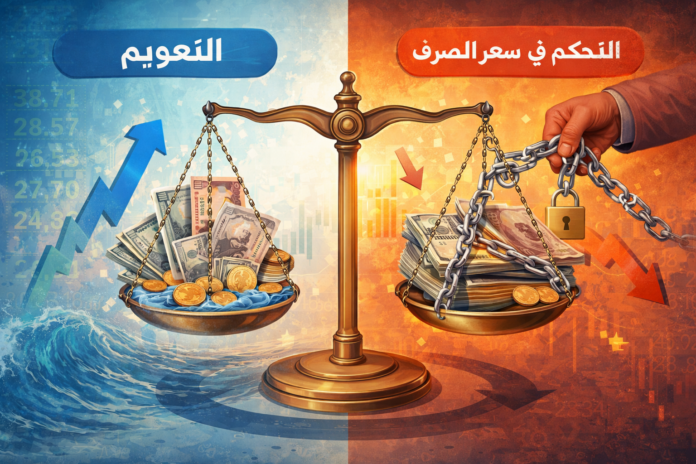 مقارنة بين التعويم والتحكم في سعر الصرف